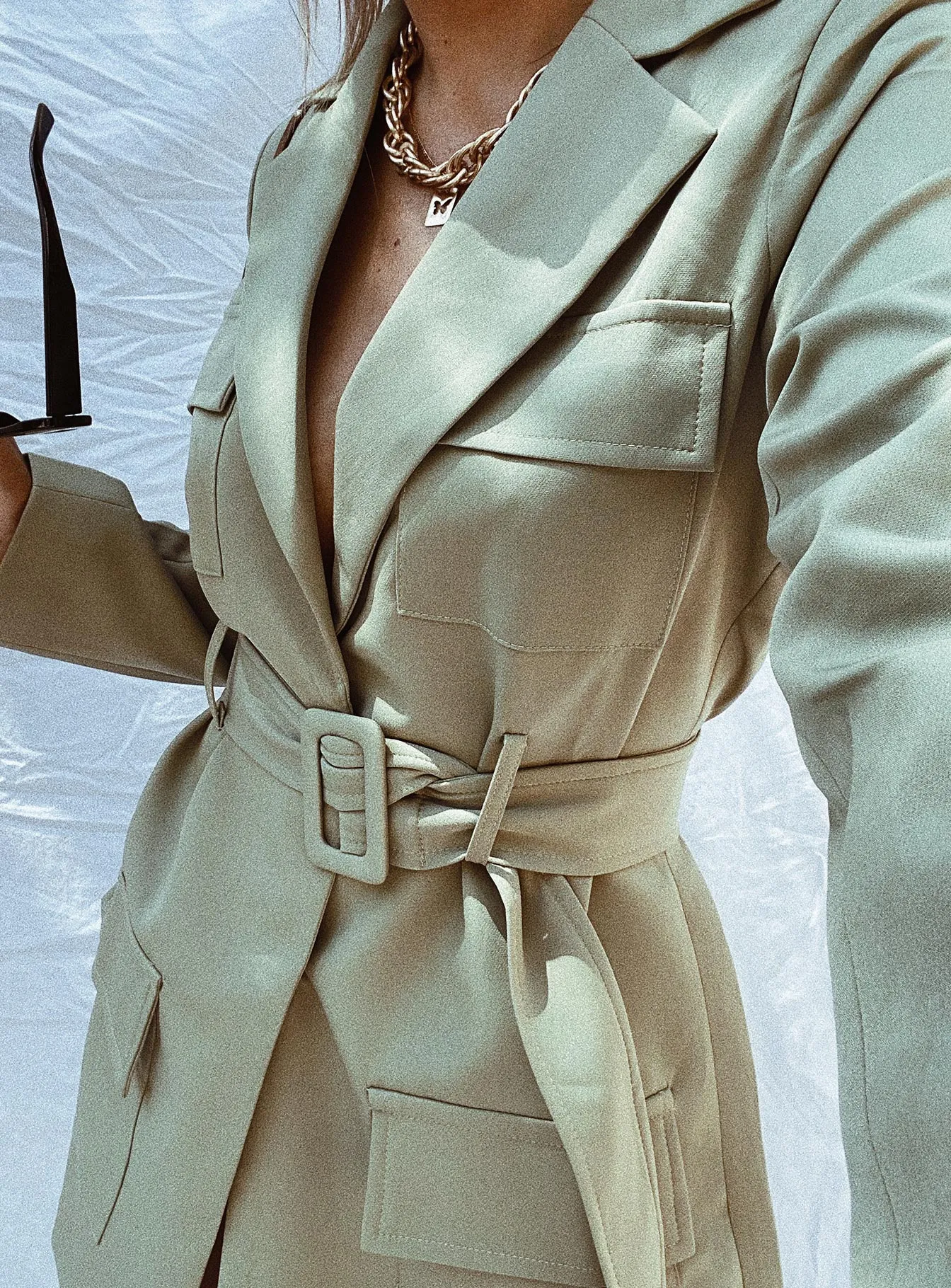 Bless Touch Steinway Mini Dress Green