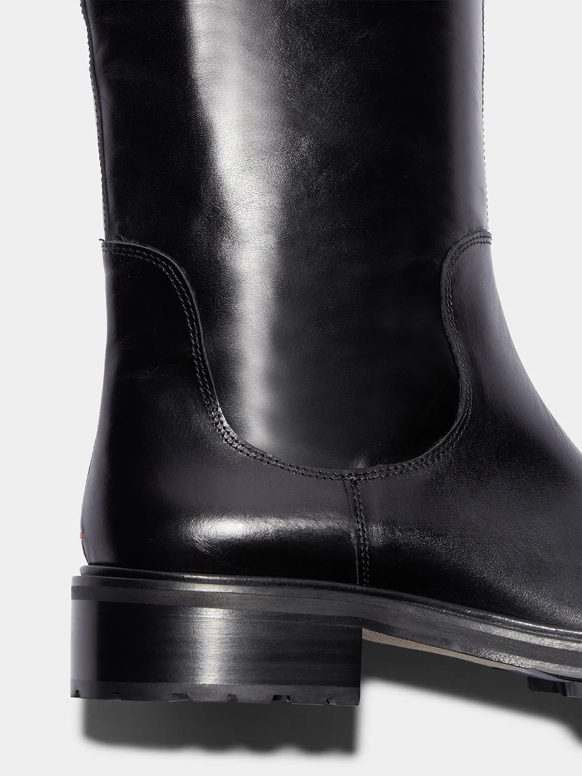 Henry Knee-High Boots Leather Hybrid style