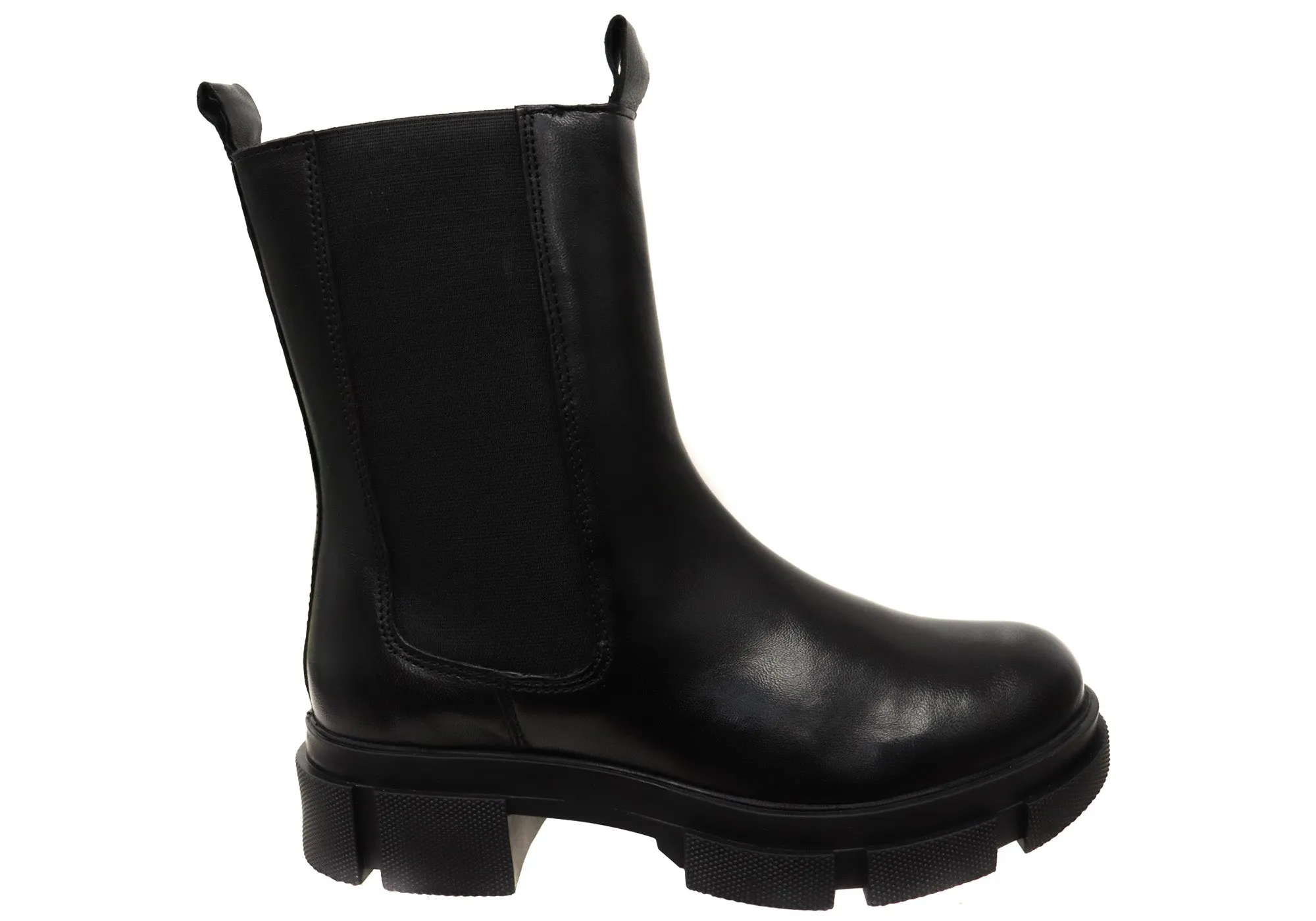 Daily Mission Hush Puppies Alisa Womens Comfortable Leather Ankle Boots