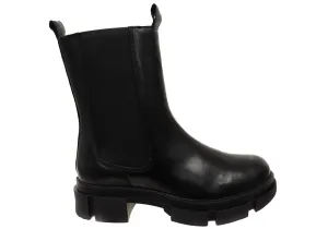 Lace-Up Design Hush Puppies Alisa Womens Comfortable Leather Ankle Boots