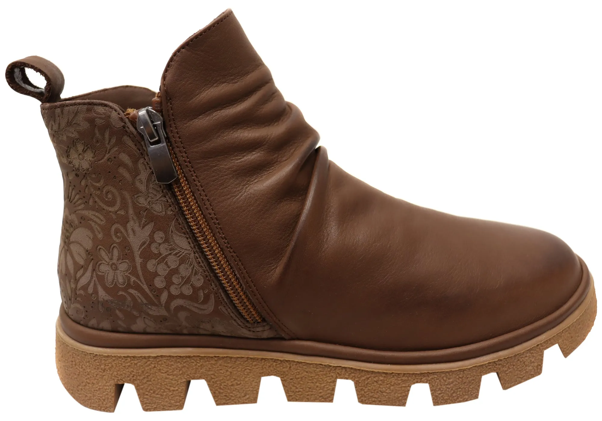 Orizonte Intrepid Womens European Comfortable Leather Ankle Boots Cold resistant Anti Fatigue