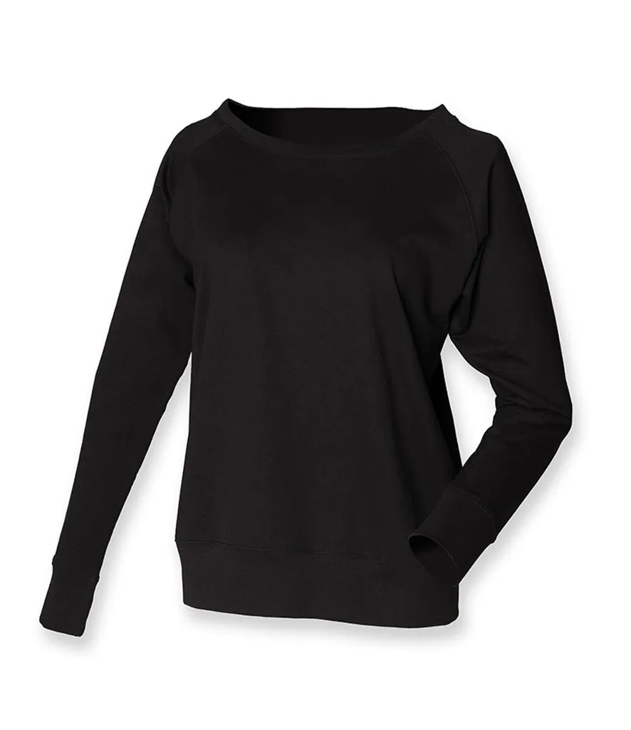Ladies Slounge Sweat | BLACK Urban Cool Home Wear