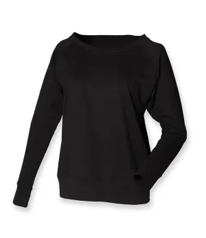 Ladies Slounge Sweat | BLACK Urban Cool Home Wear
