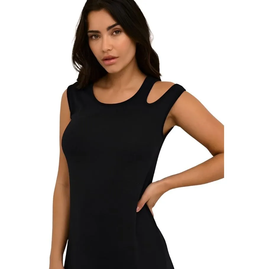 Kaffe Womens Arka Dress Black Deep product scarf warmth Comfy Wear