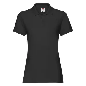 Lady-Fit Premium Polo | BLACK Simple Yet Cozy Light Comfort