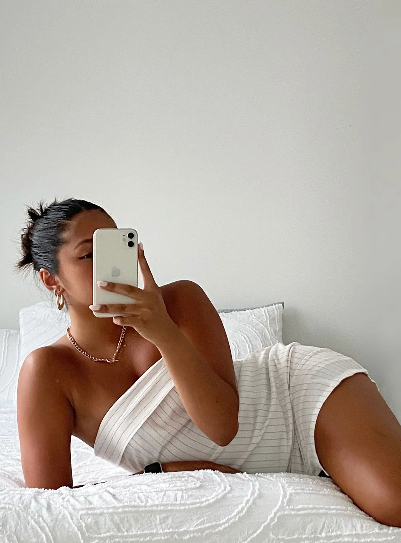 Sebastian Strapless Mini Dress White Fresh Combo