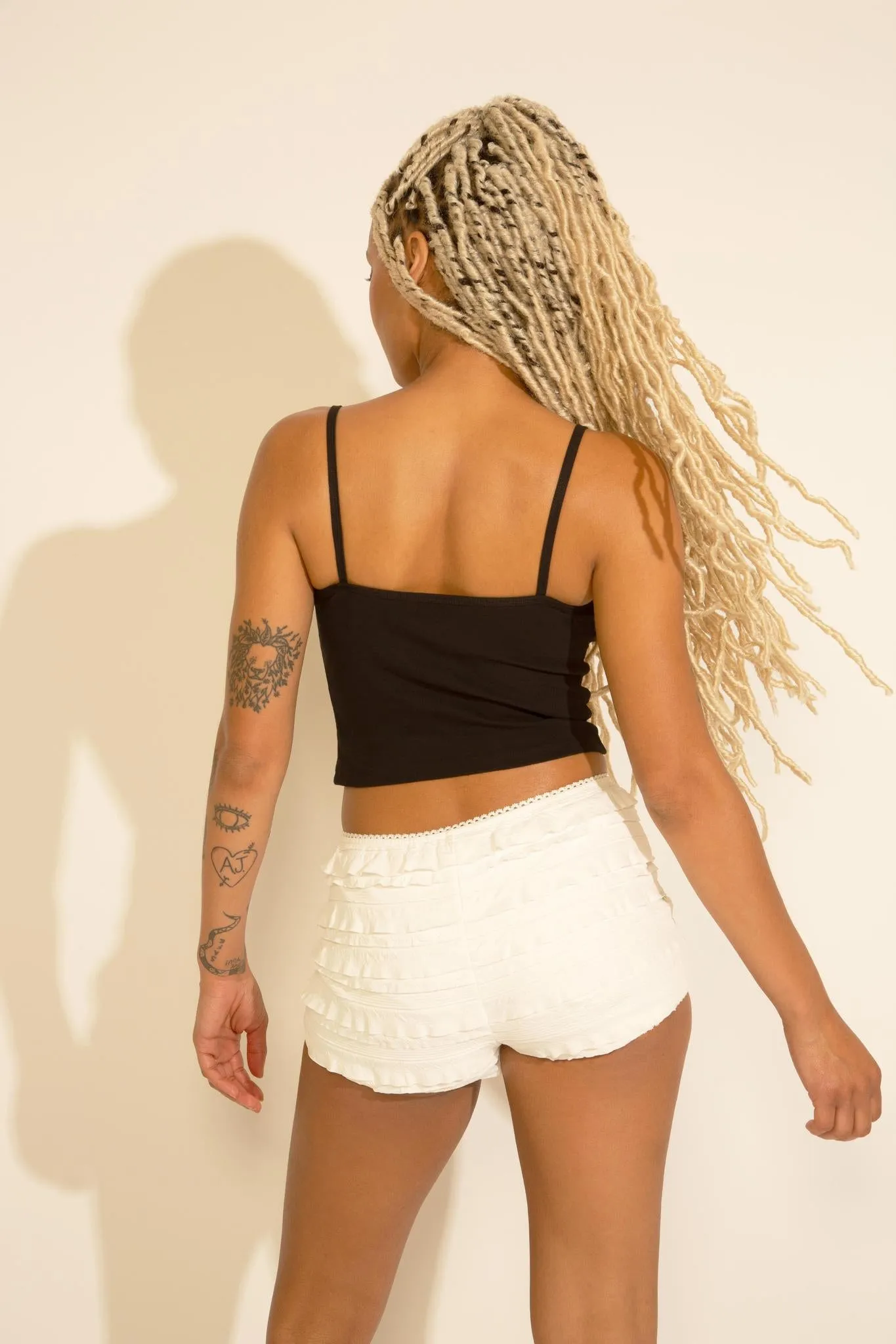 Ultimate Wear STUDDED ANGEL CROPPED TANK TOP