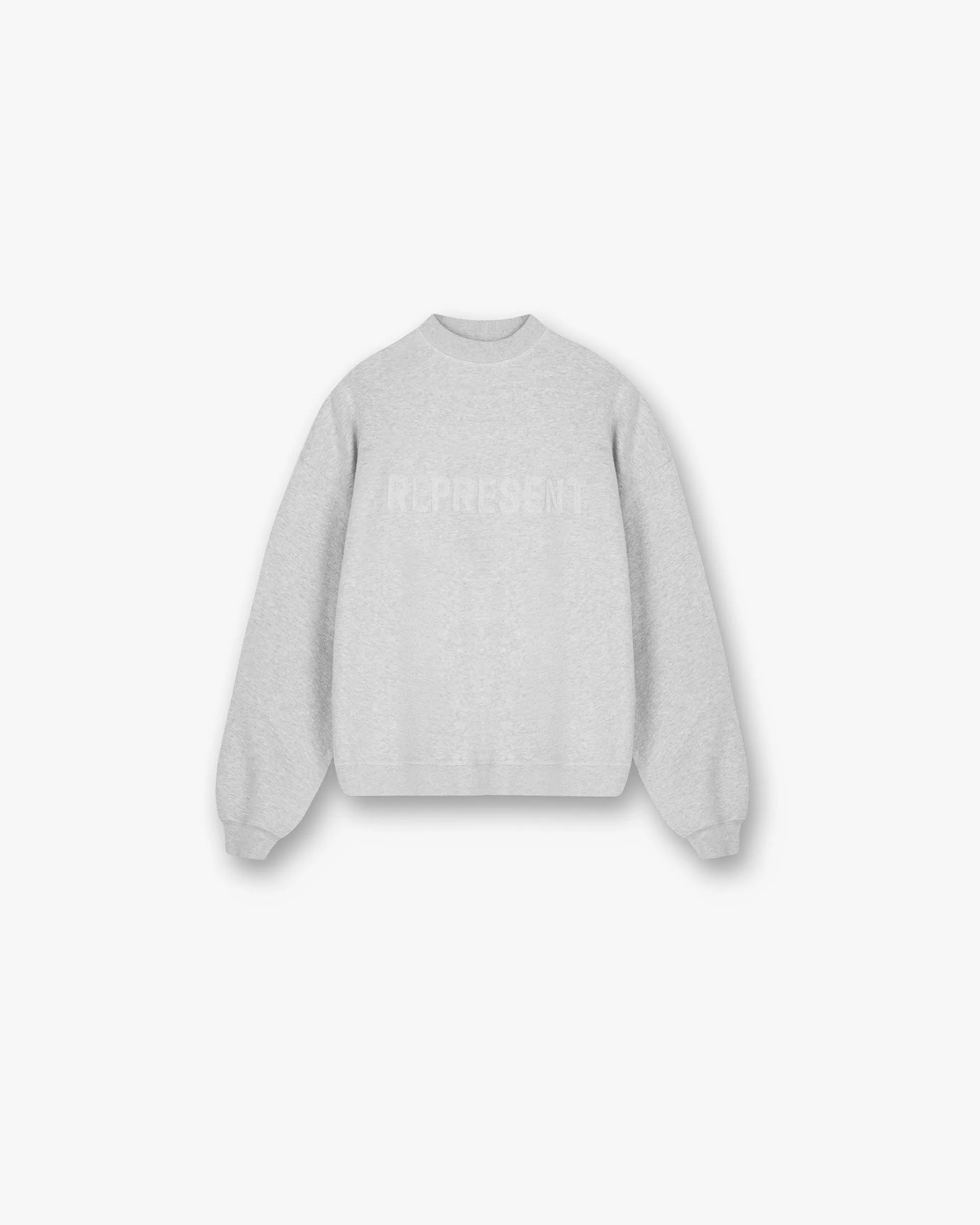 product floral delicacy Anti-pilling Owners Club Sweater - Grey Marl