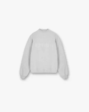 product floral delicacy Anti-pilling Owners Club Sweater - Grey Marl