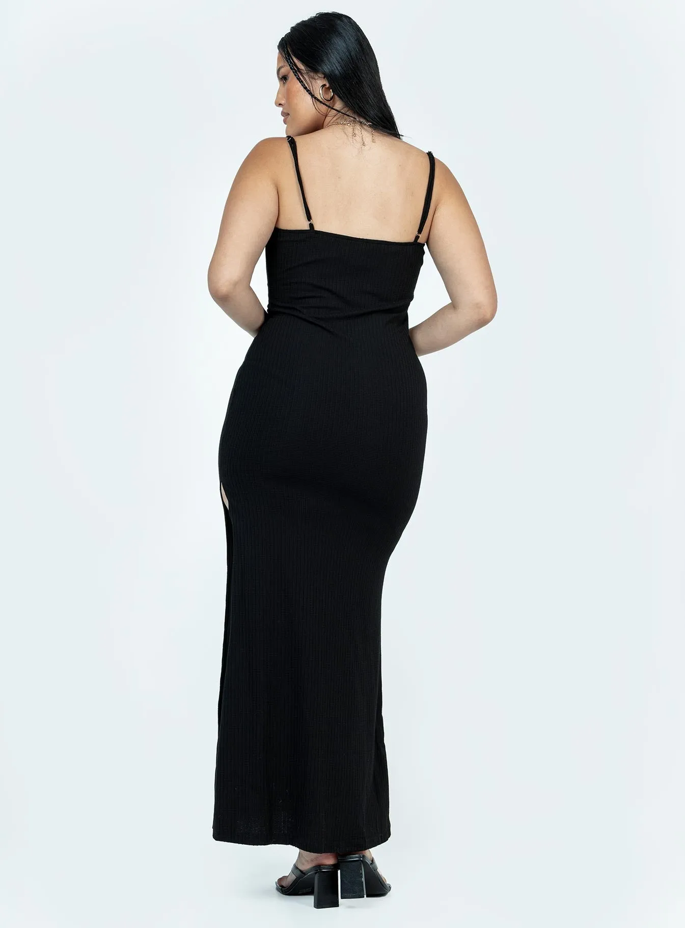 Classic structured dress Work Fitwear Belladonna Maxi Dress Black