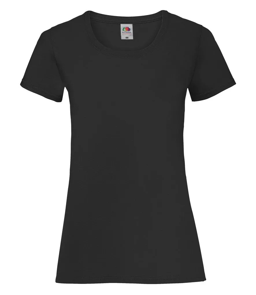 Lady-Fit Valueweight T | BLACK Outdoor Leisure Look