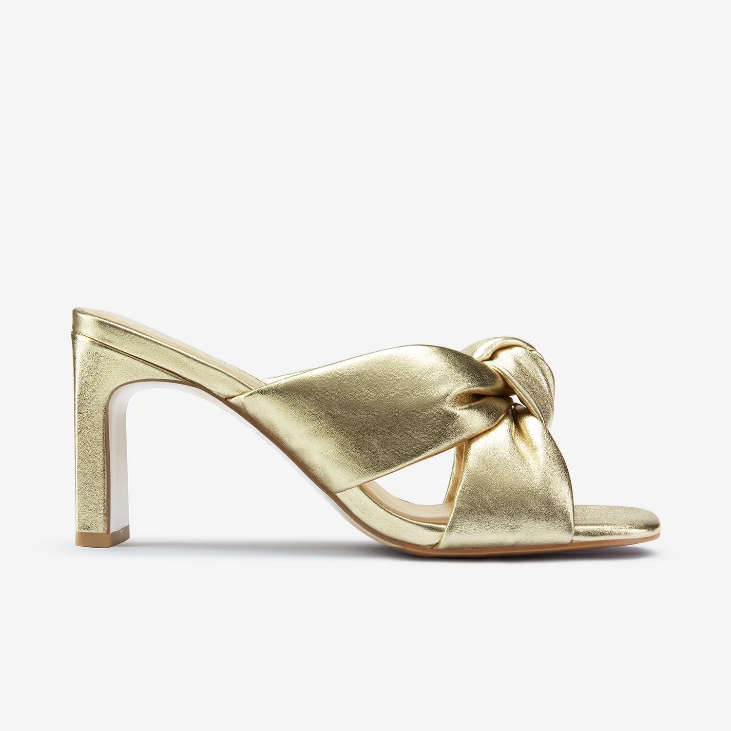 Boho Chic Heels Lace-Up Heels Velma Sandal Heel | Gold Leather