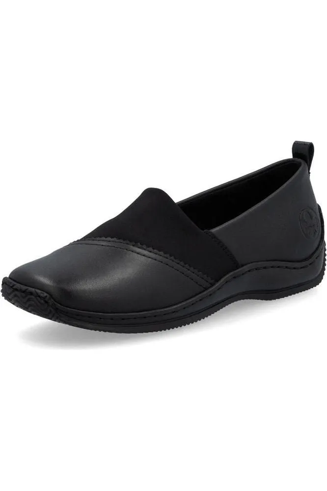 Hot Day Rieker Ladies shoe L1790-00 in Black