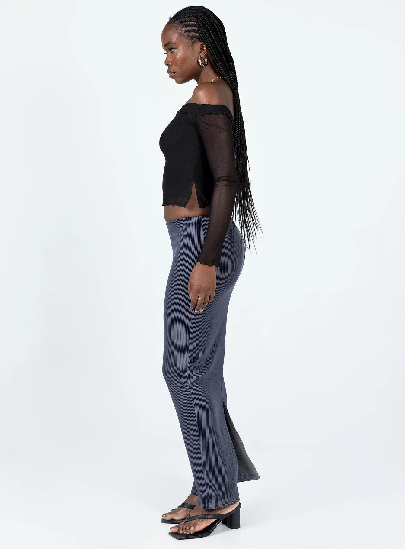 Salte Maxi Skirt Slate Wrap style Limited Edition