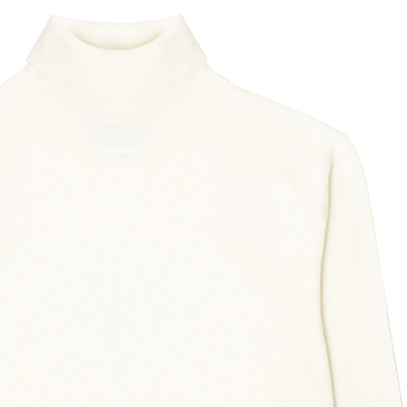 Minimal Comfort Sunspel Womens Merino Silk Roll Neck Sweater Ivory