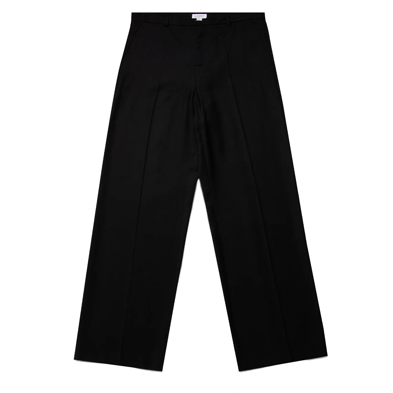Chill Fit Sunspel Womens Tailored Trouser Black