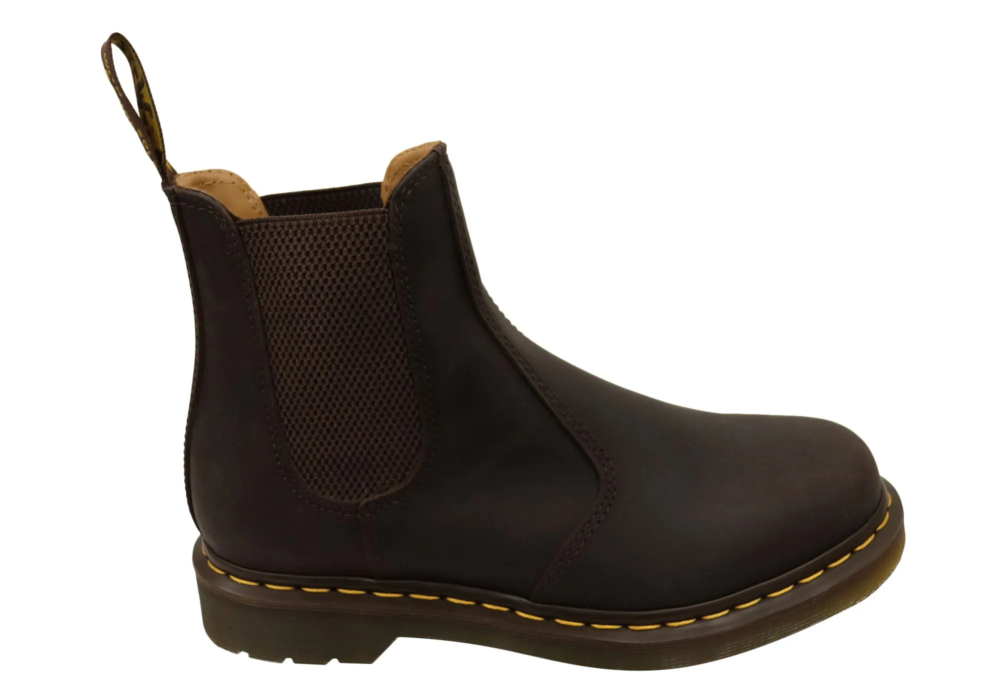 Rugged Built Winter Walker Dr Martens 2976 YS Crazy Horse Unisex Leather Chelsea Boots