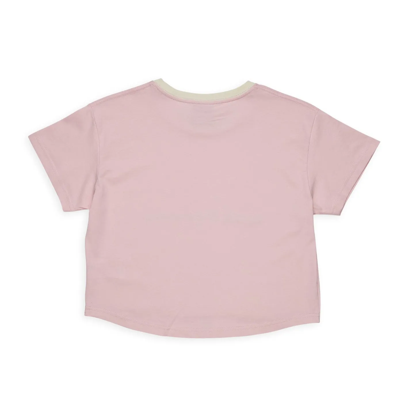 T&C Surf Designs Crop Checky  S/S T-Shirt - Washed Rose Daily Casual Chill Comfort