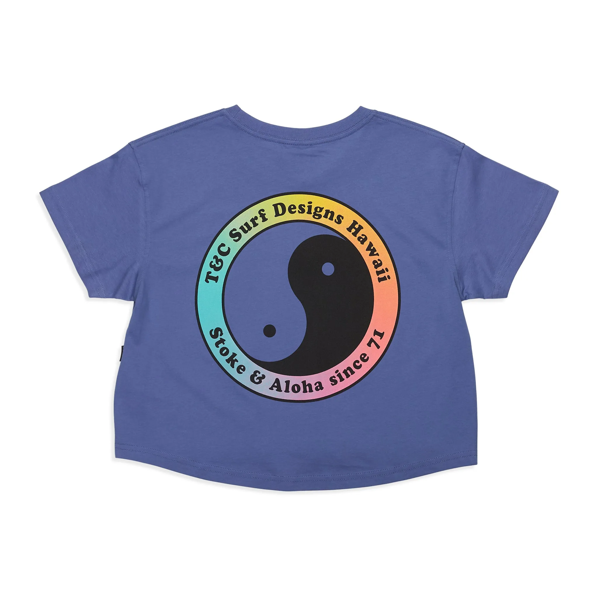 Easy Comfort MultipurposeCuffs T&C Surf Designs Women YY 71 Logo S/S T-Shirt - Dark Lavender