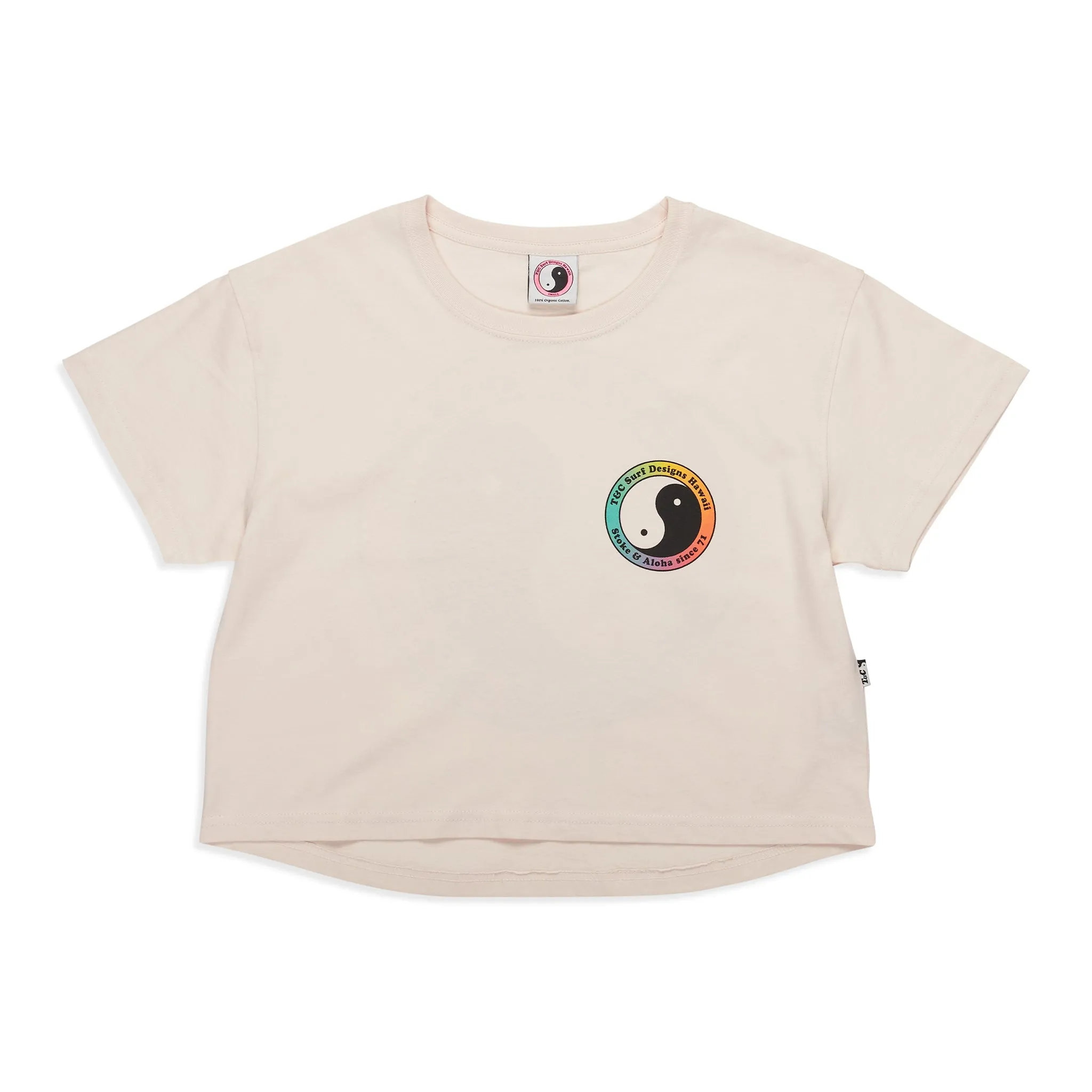 T&C Surf Designs Women YY 71 Logo S/S T-Shirt - Used Pink DurableStitching