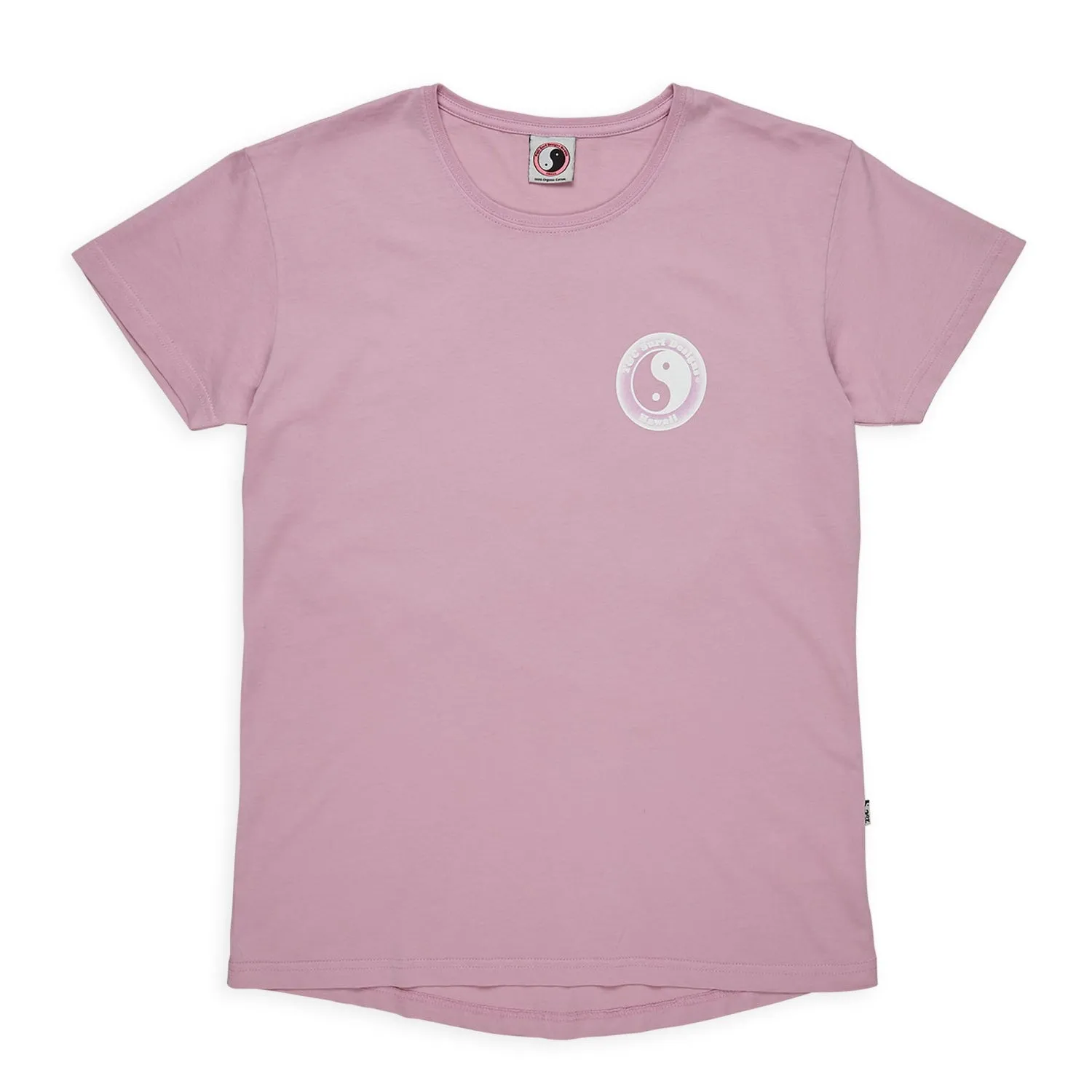 T&C Surf Designs Women YY Logo S/S-T-Shirt -Mauve Chic and Cozy Wear Job Interview