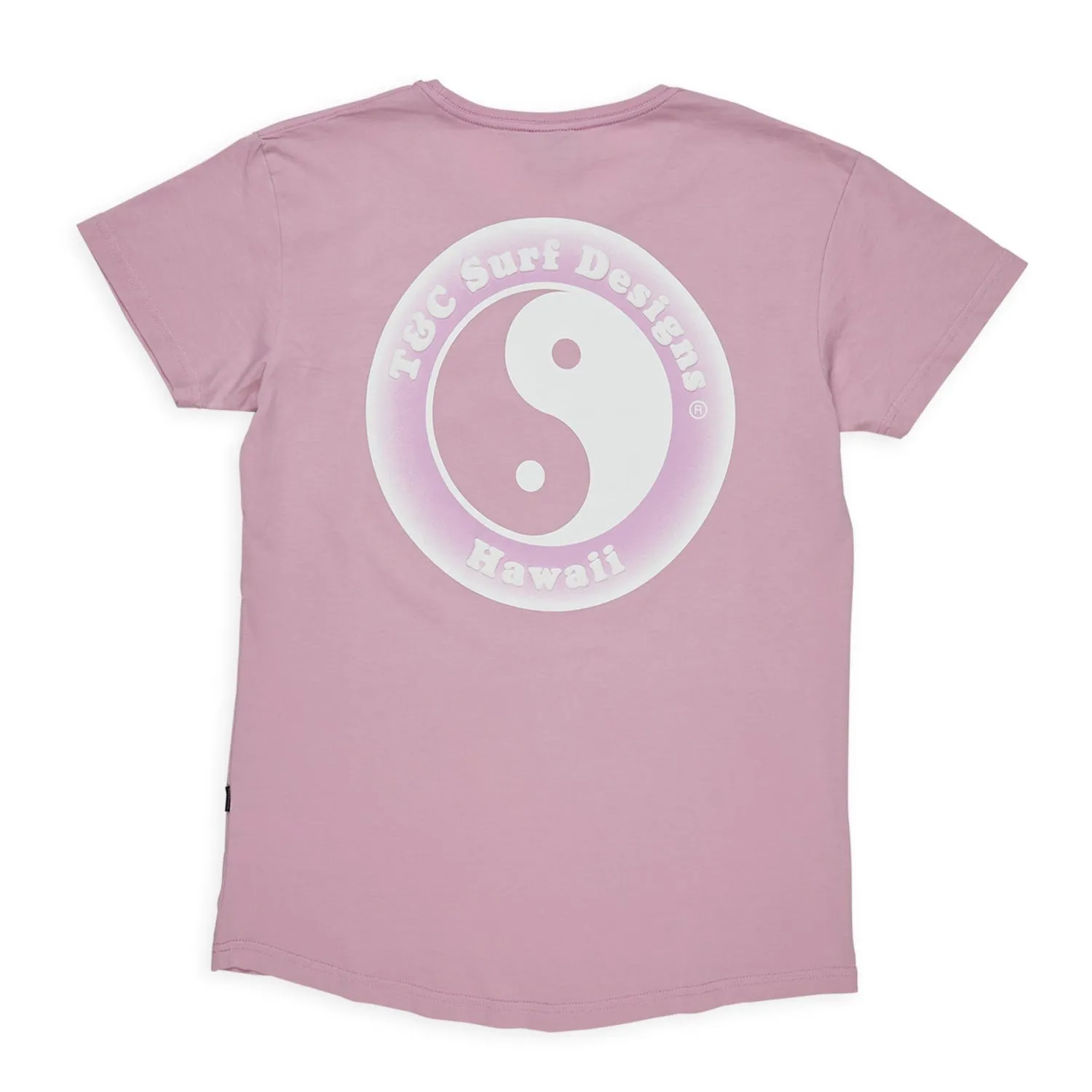 Durable Collar Construction Minimalist purity T&C Surf Designs Women YY Logo S/S-T-Shirt -Mauve