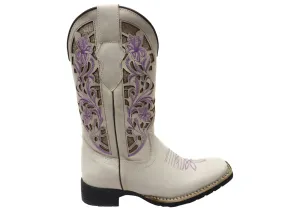 Outdoor Chore Breathable Morning Walk D Milton Catalina Womens Comfortable Leather Western Cowboy Boots