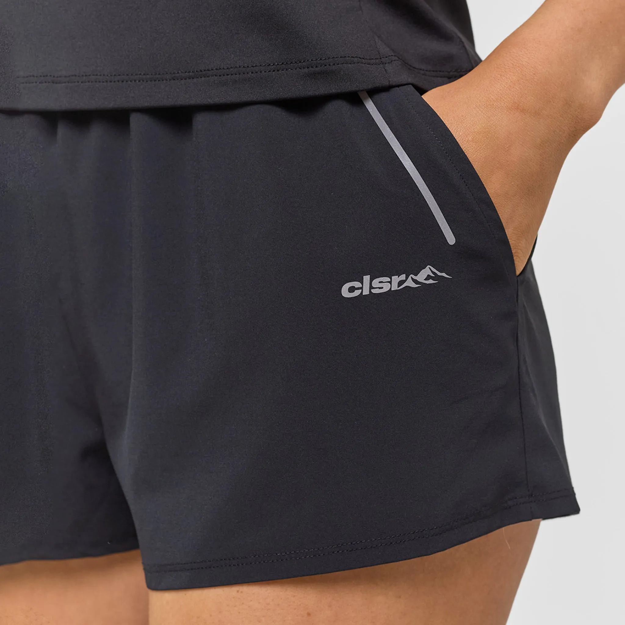 Core Running Short | Black Comfort Tech