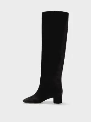 Willa Suede Over-Knee Boots Cushioned Step Windy Weather Insulated Rural Traveler