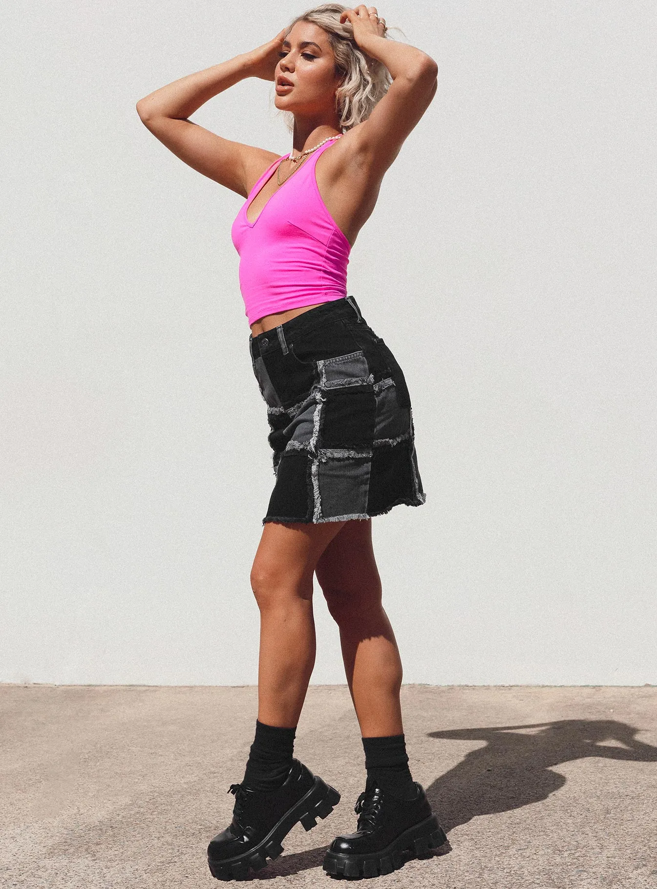 Fair trade Reinforced Seams The Ragged Priest Resolute Skirt Charcoal