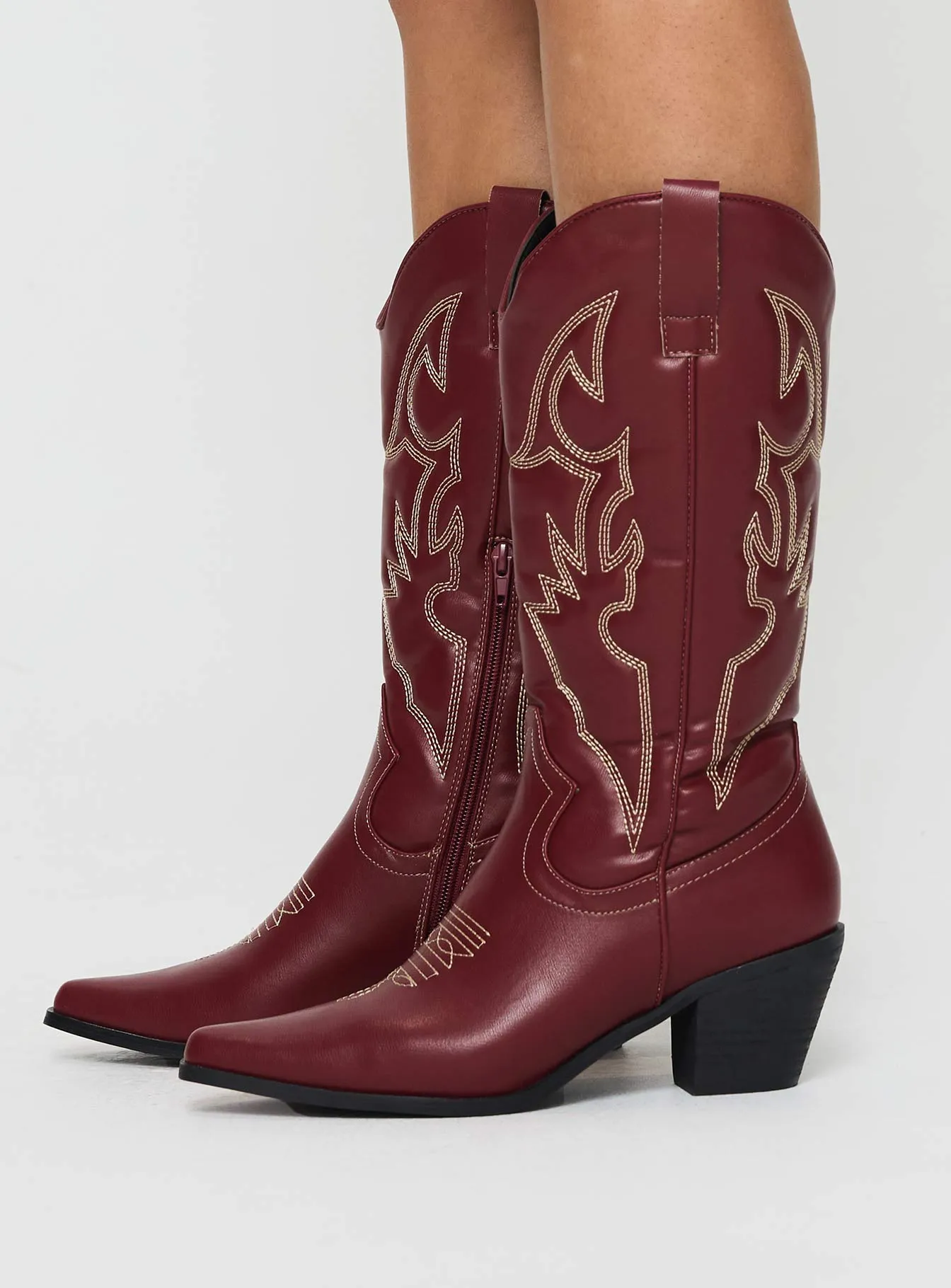 Therapy Clayton Boots Maroon Freestyle Ride