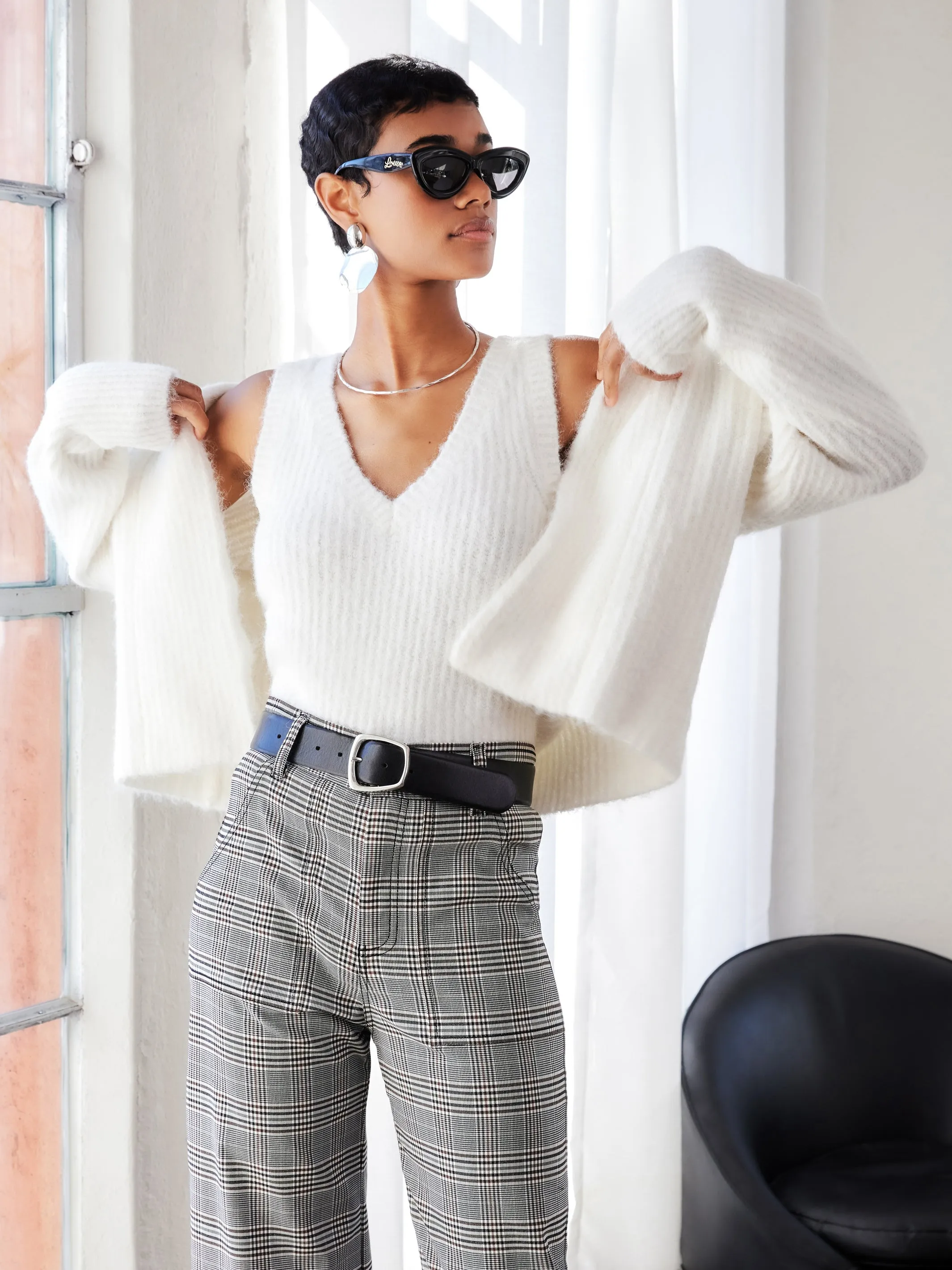 Crisp Look HighDensity Knit Nicole Sweater Tank