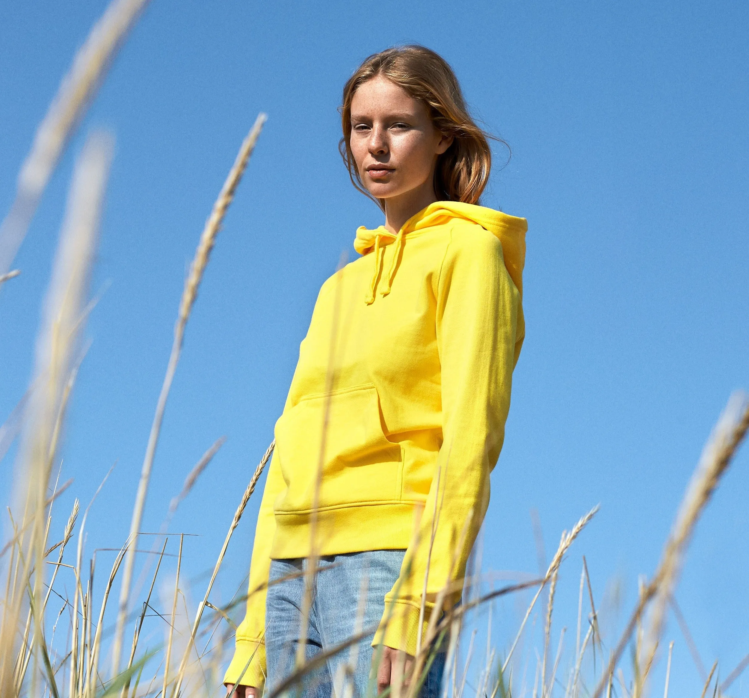 Sporty Design Neutral Ladies Hoodie | BLACK