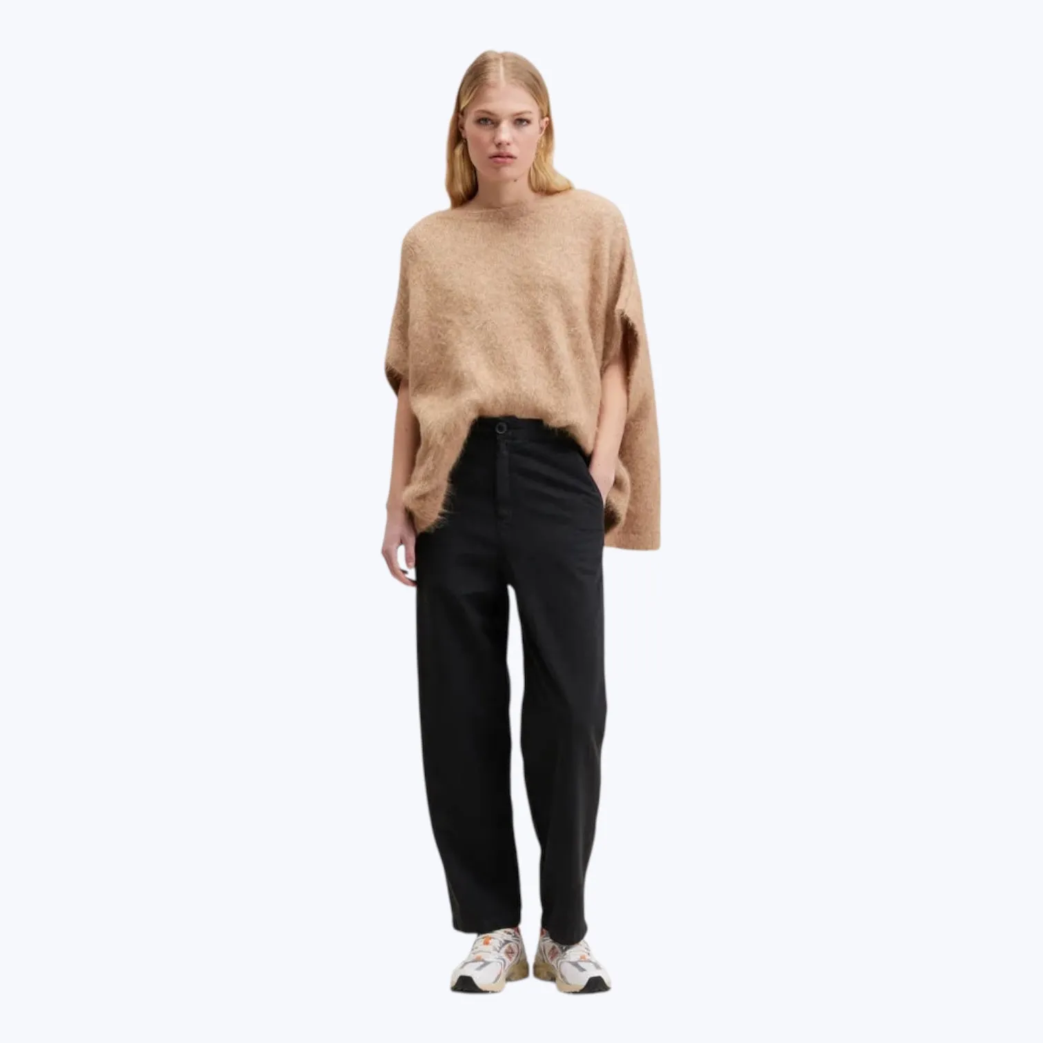 Timeless Wear Stretchable Comfort Bellerose Pasop Pant Off Black