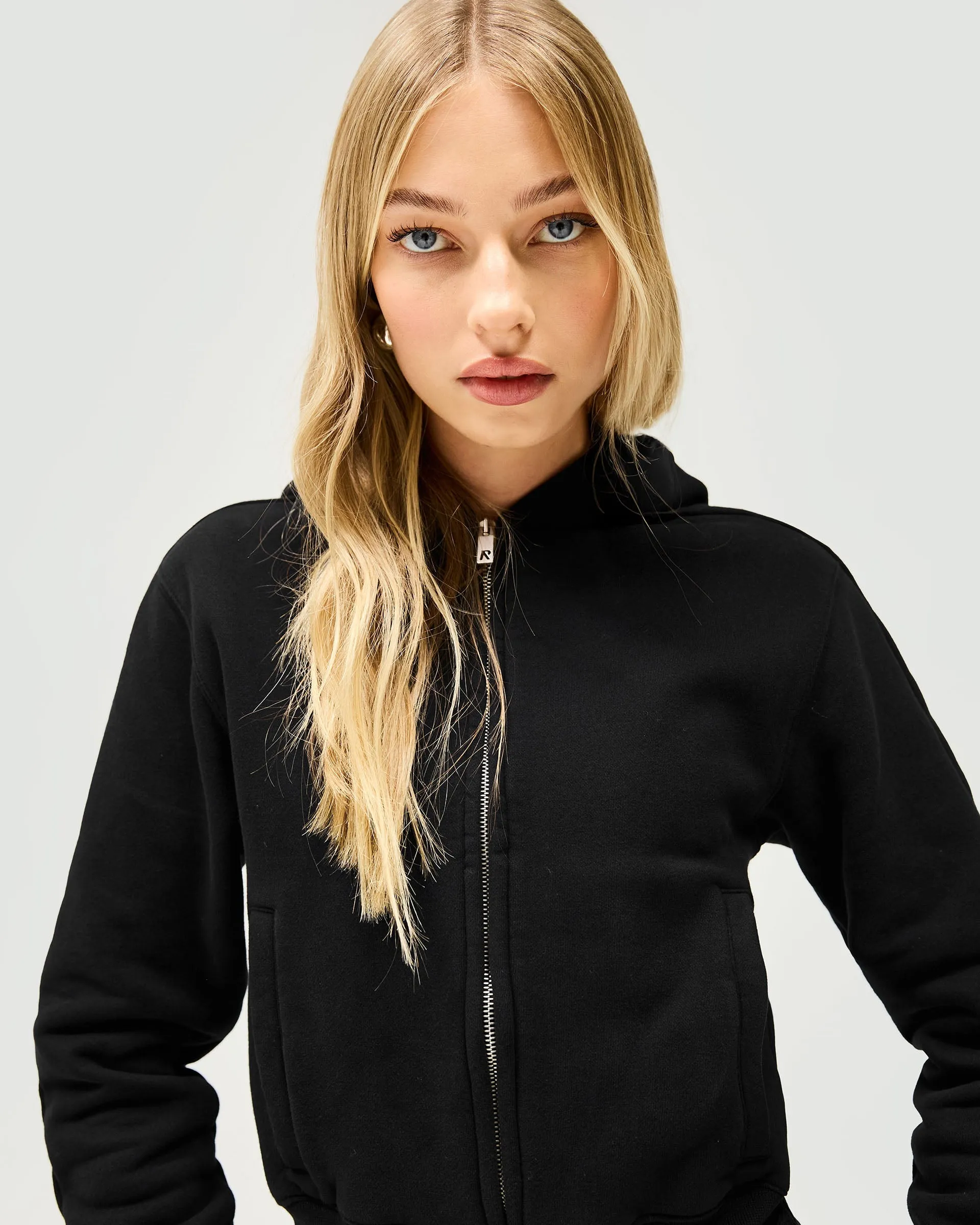 Owners Club Slim Zip Hoodie - Jet Black product sporty style statement