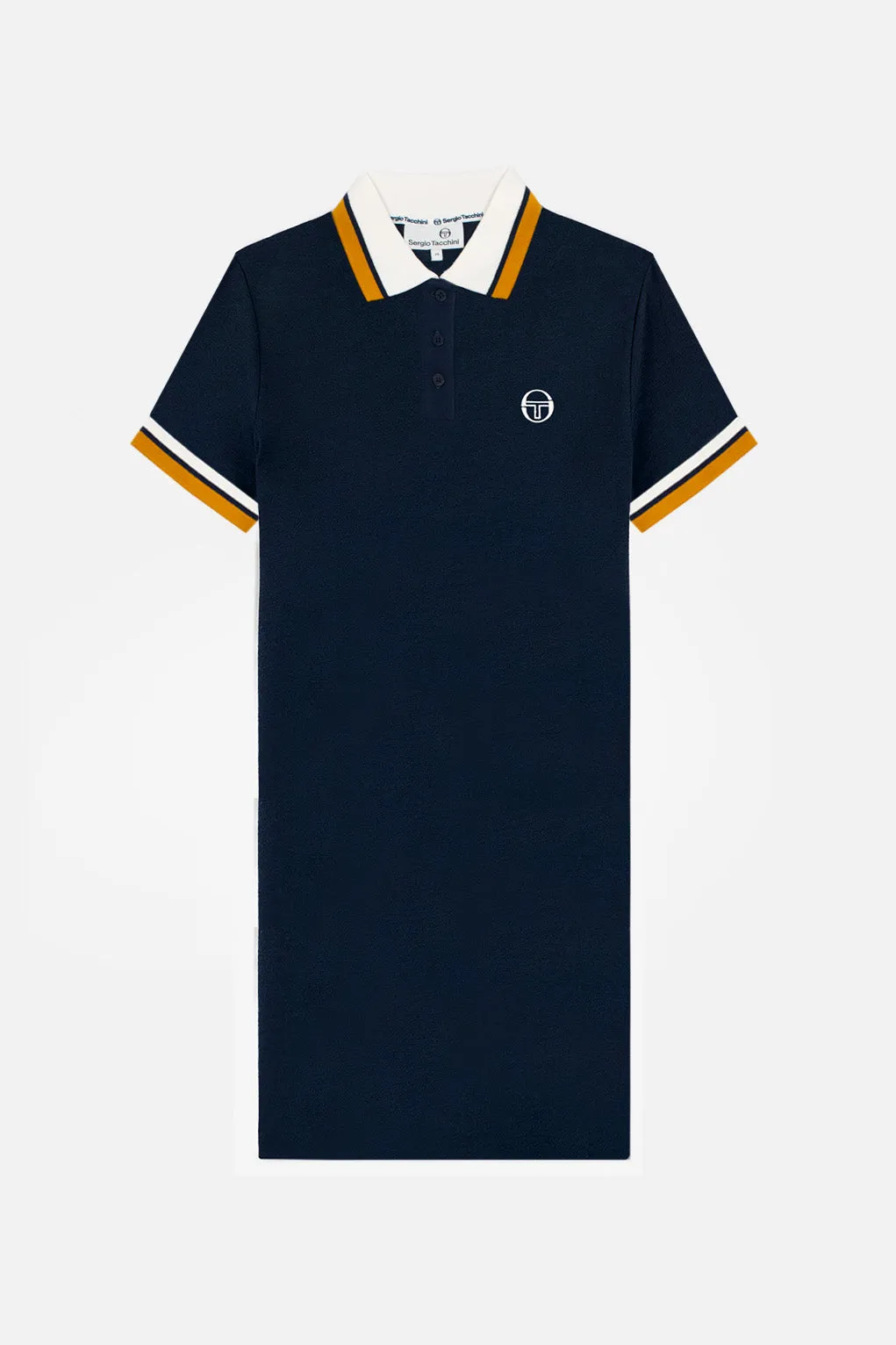 All Daywear Night Mood Gianna Maritime Blue / Gardenia - Polo Dress