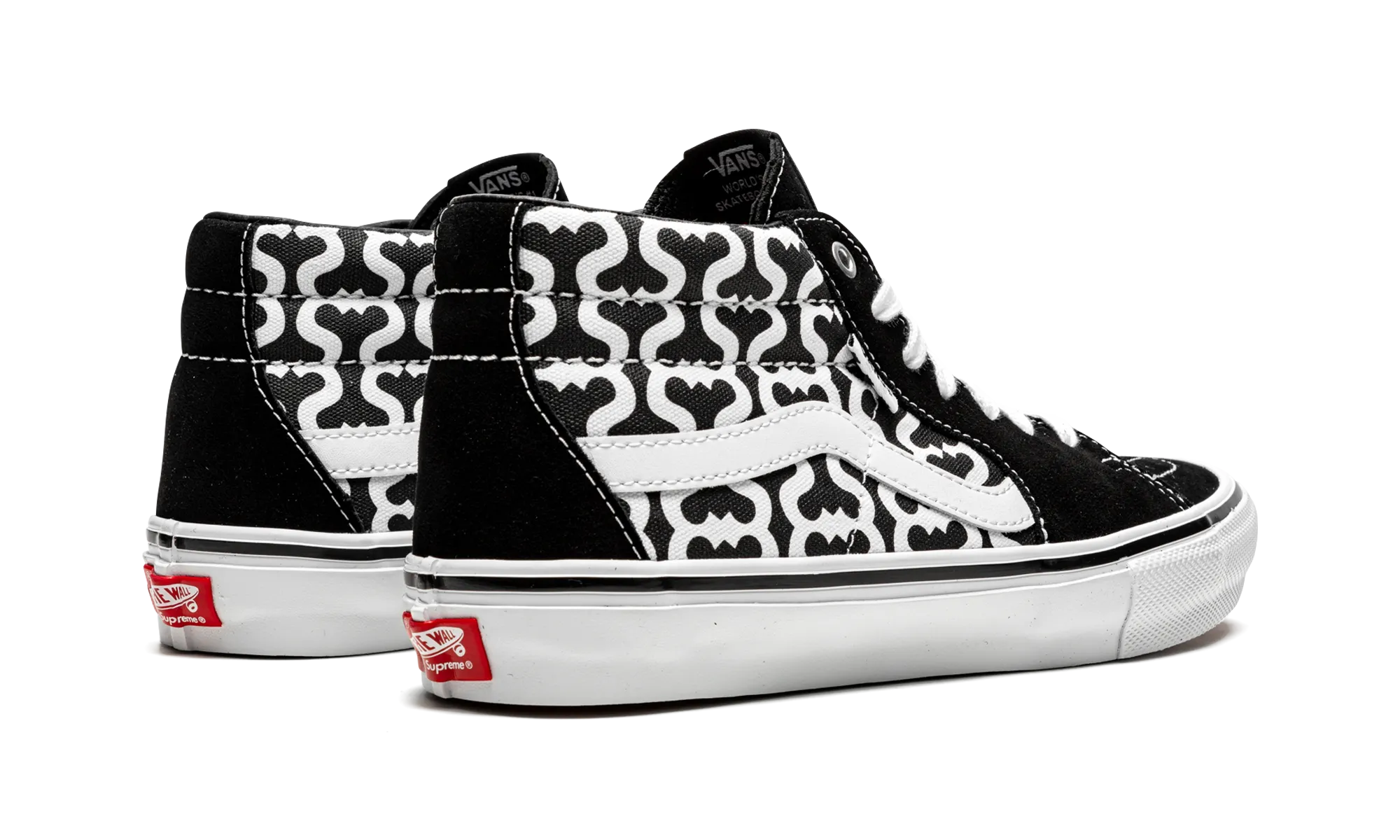 Lake Step Skate Grosso Mid "Supreme - Monogram S - Black"