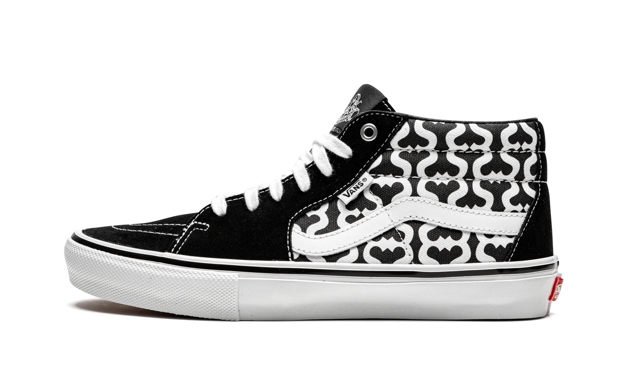 Skate Grosso Mid "Supreme - Monogram S - Black" Sleek Frame