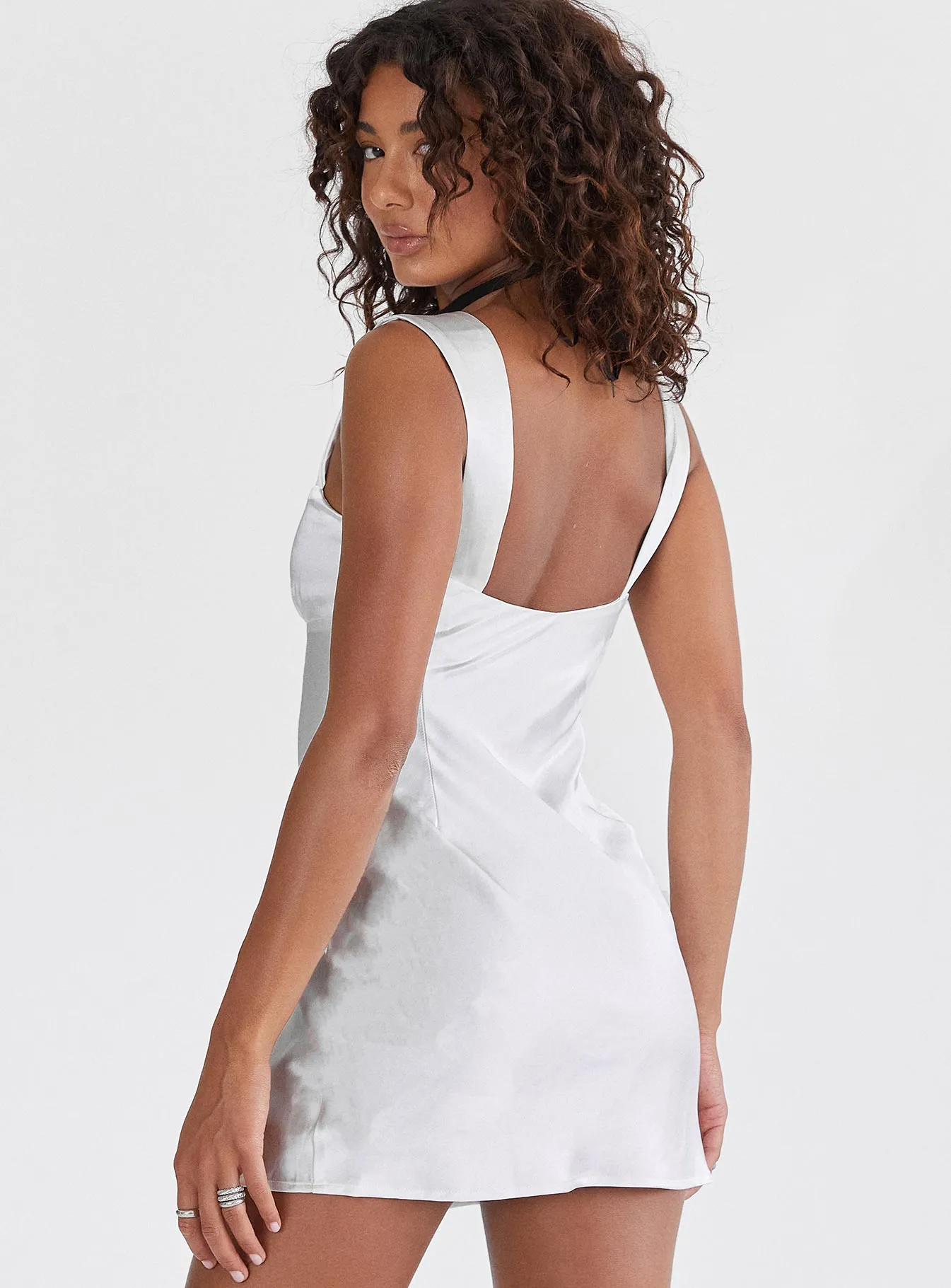 All Time Pure Look Tracie Mini Dress White