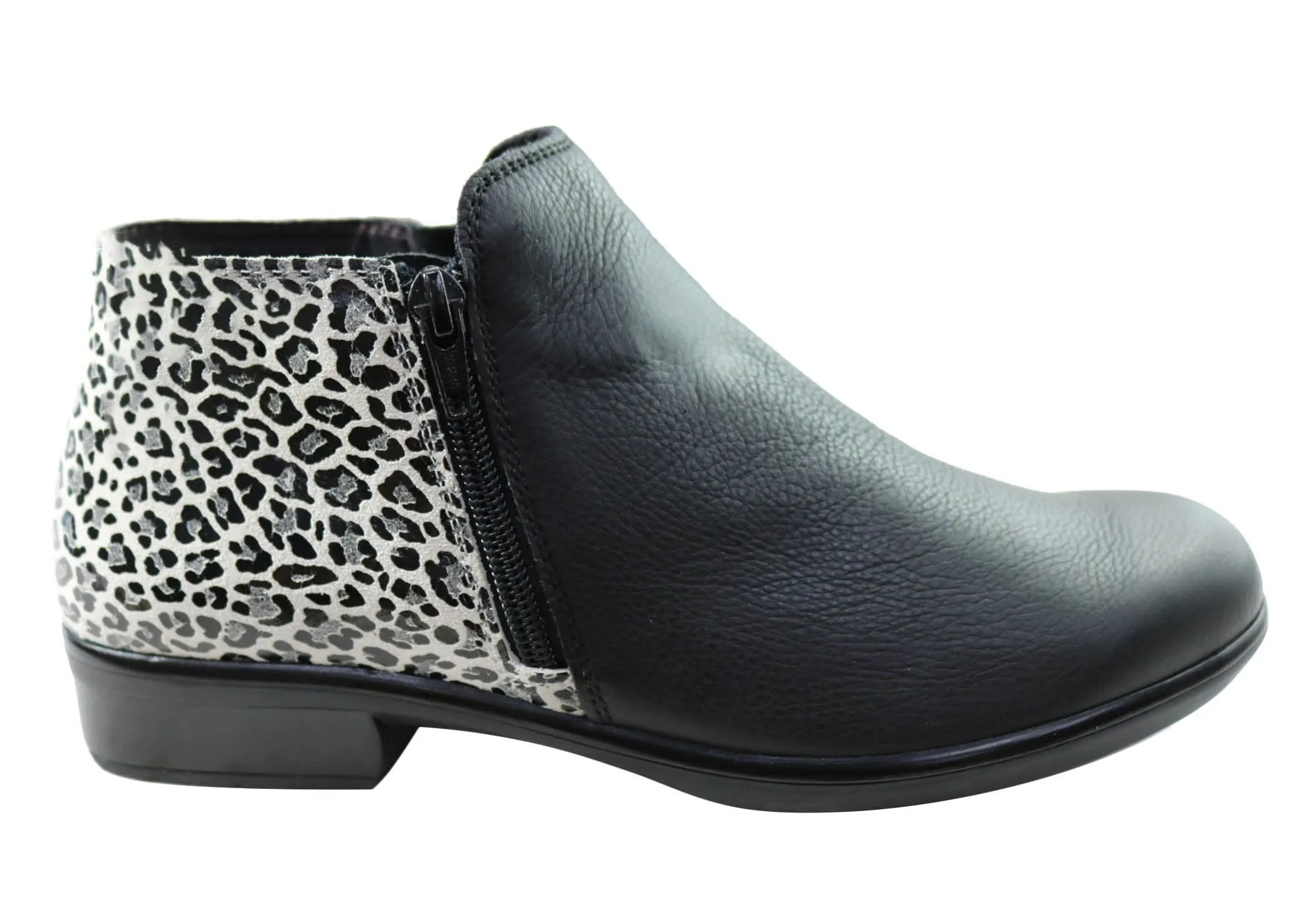 Anti Odor All Day Worker Naot Helm Womens Leather Comfortable Cushioned Supportive Ankle Boots