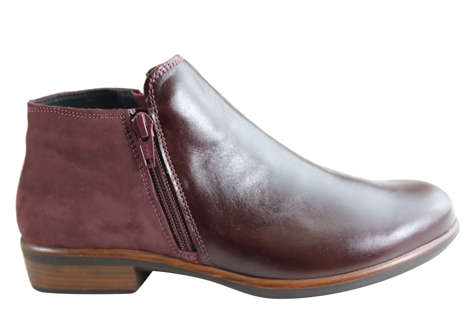 Naot Helm Womens Leather Comfortable Cushioned Supportive Ankle Boots Slip Resistant Urban Traveler