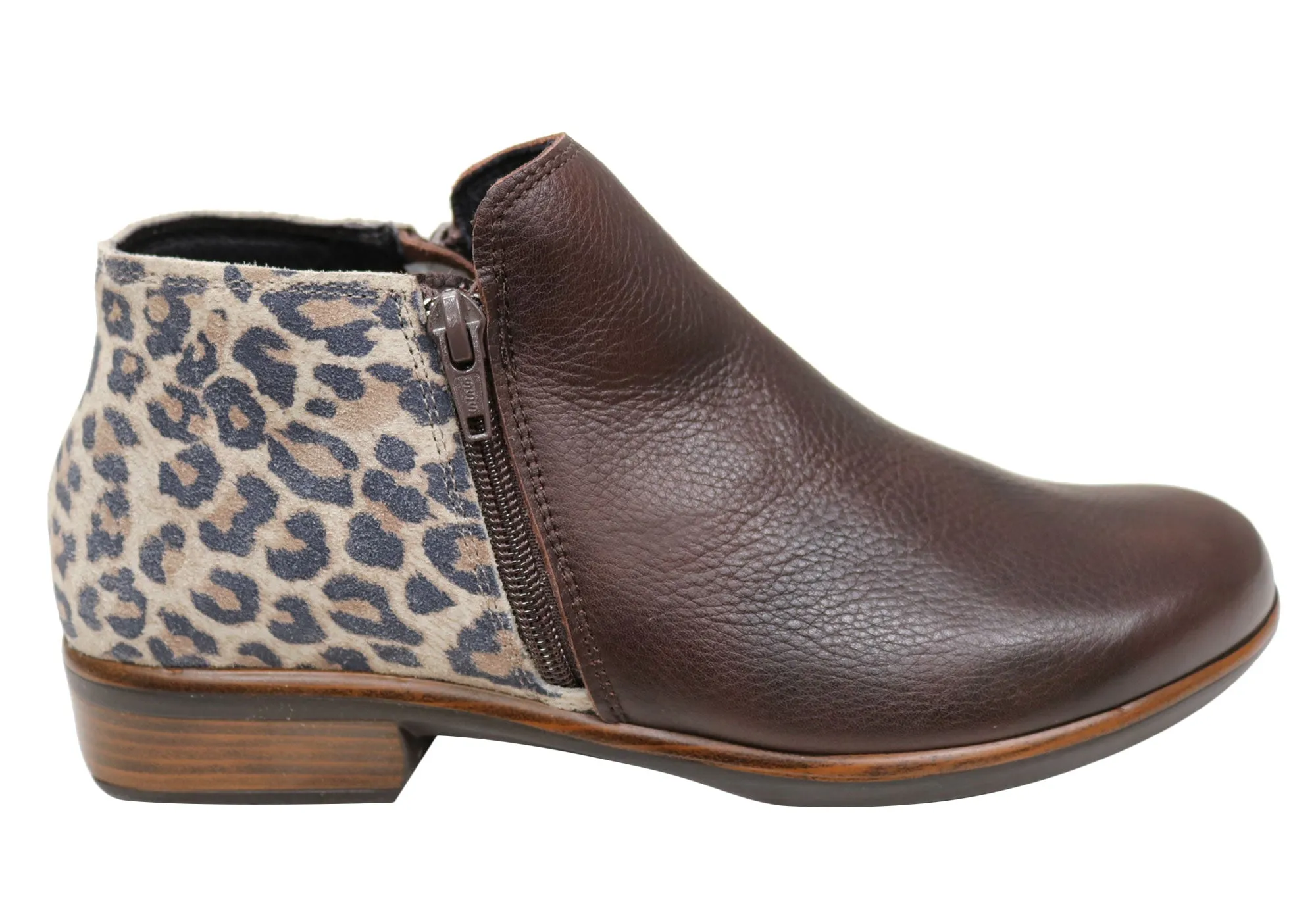 Naot Helm Womens Leather Comfortable Cushioned Supportive Ankle Boots High Utility Durable Stitching