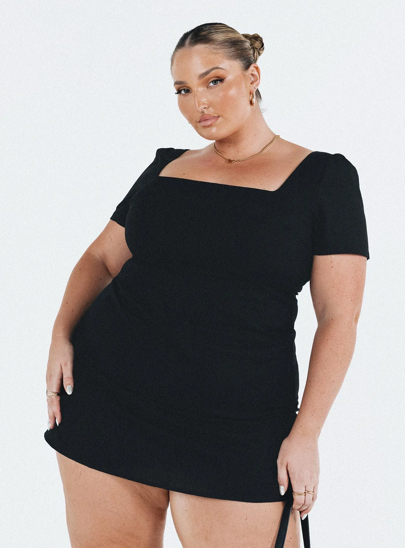 Sleek Wear Hastings Mini Dress Black Curve