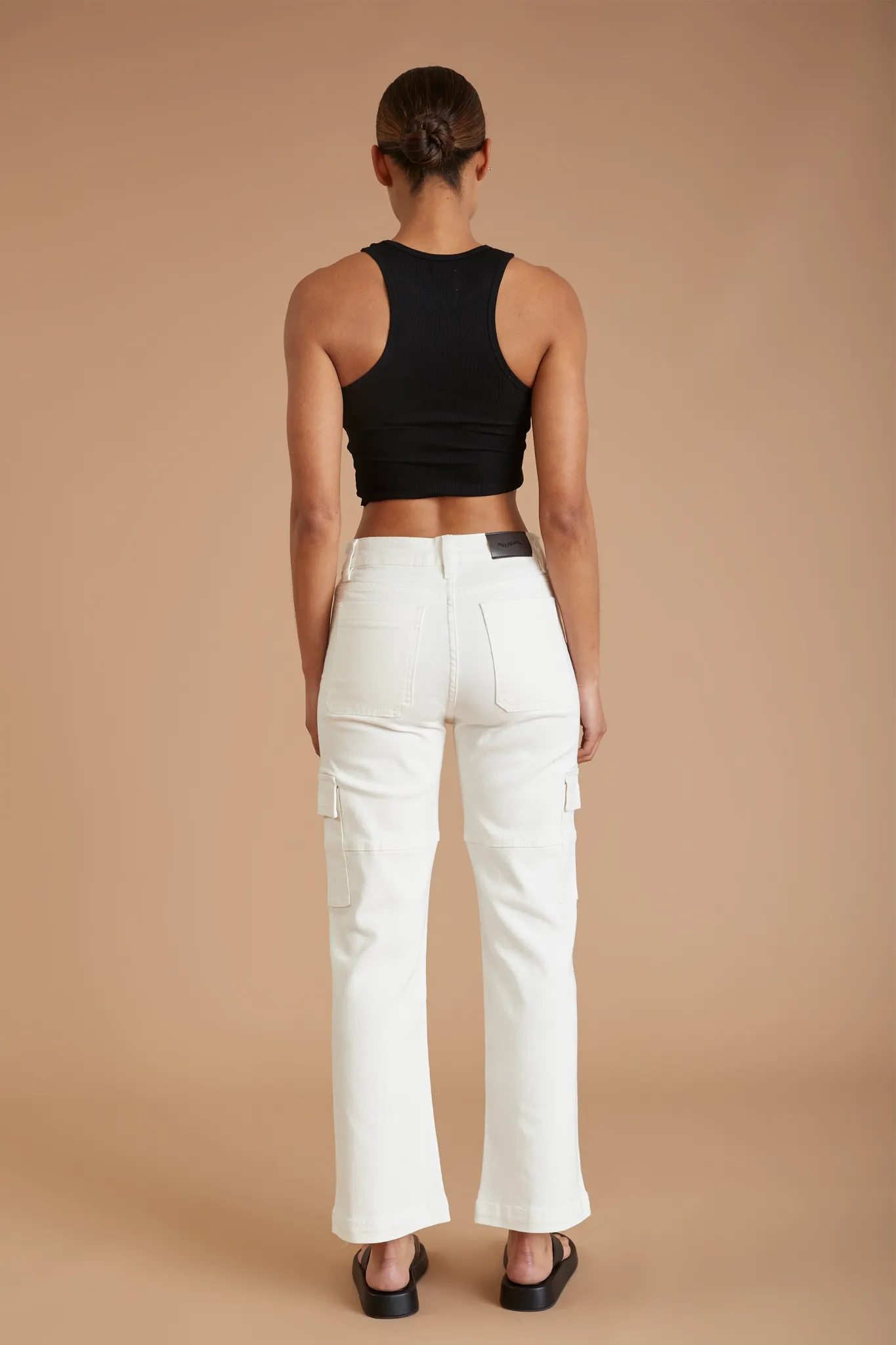 AF Denim Utility Pant (White) Casual Wearable
