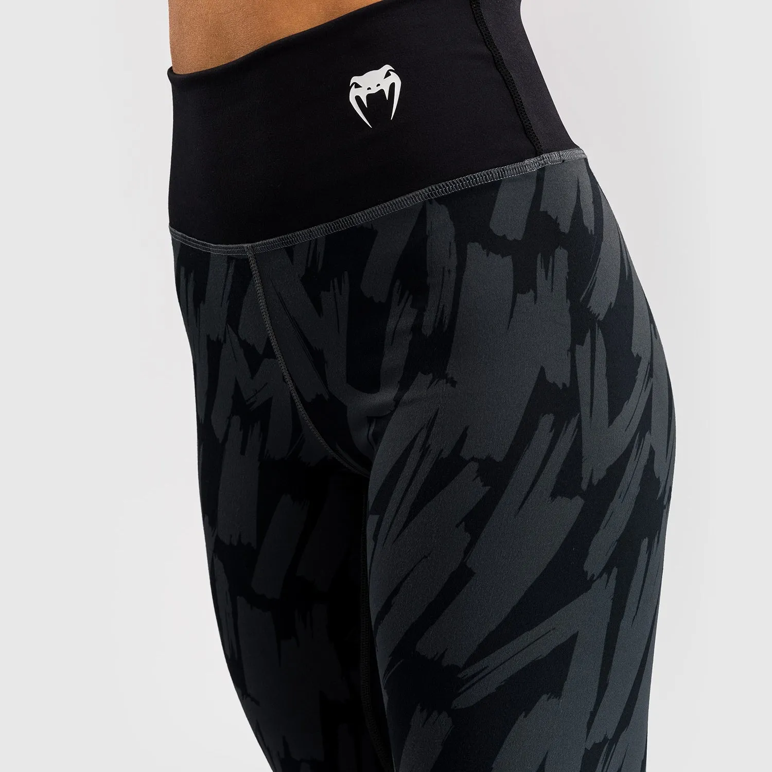 Double Layer Maternity Wear Modern Performancewear Venum Graffiti Women??s Full-Length Leggings - Urban Charcoal