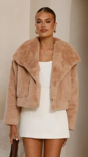 Tulum Crop Jacket - Camel Multi Use Piece quick dry