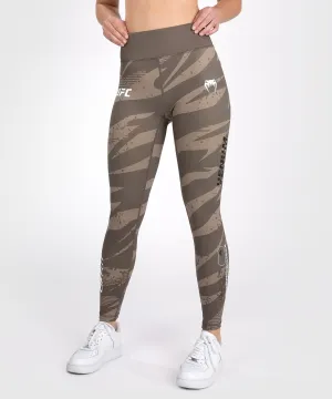 Mesh Ventilation Zones UFC Adrenaline by Venum Fight Week Women??s Performance Tight - Desert Camo