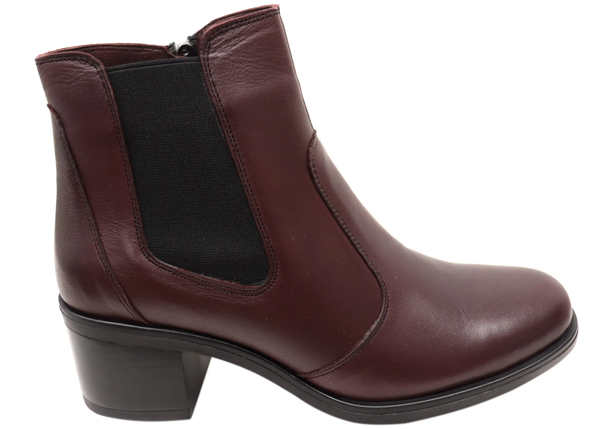 Soft Touch Orizonte Velmer Womens European Comfortable Leather Ankle Boots