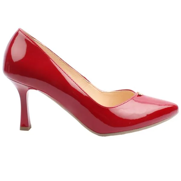 Bioeco Womens Shoe 6543 Red Patent Ventilated Design