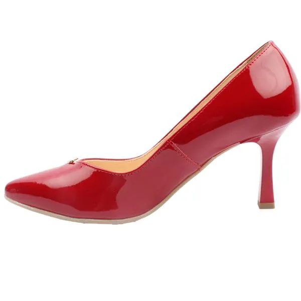 Bioeco Womens Shoe 6543 Red Patent Soft Interior